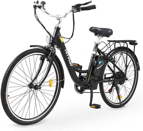 Hitway 26 Inch City E-Bike Electric 250W Motor 10.4Ah Removable Lithium Battery