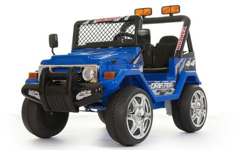 12V Drifter 2 Seater Ride on Electric Battery Powered 4x4 Car Truck Jeep