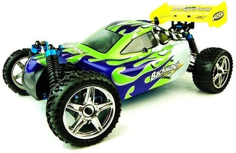 Backwash Nitro Radio Controlled Buggy 2.4Ghz RC Remote Control Car