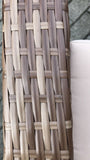 Santorini - 4 Seater Rattan Garden Furniture Set with Glass Top Coffee Table