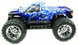 Bug Crusher Electric RC Monster Truck -Blue Ice - FREE SPARE BATTERY