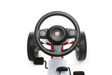 Licensed Abarth Ride On Pedal Go Kart for Kids/Children - White