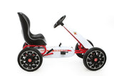 Licensed Abarth Ride On Pedal Go Kart for Kids/Children - White