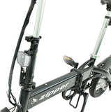 Z1S TAKE ANYWHERE COMPACT FOLDING ELECTRIC BIKE - MATT BLACK 10AH - 25 KMPH