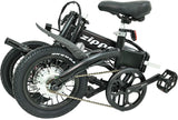 Z1S TAKE ANYWHERE COMPACT FOLDING ELECTRIC BIKE - MATT BLACK 10AH - 25 KMPH