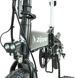 Z1S TAKE ANYWHERE COMPACT FOLDING ELECTRIC BIKE - MATT BLACK 10AH - 25 KMPH