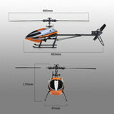 V950 6CH 3D6G FLYBARLESS RTF RADIO CONTROLLED RC HELICOPTER RTF