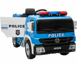 12v Ride On Battery Operated Police Van Truck Toy Car Children
