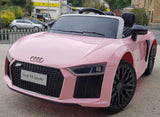 12V Licensed Audi R8 Spyder Battery Kids Electric Ride On Car Pink