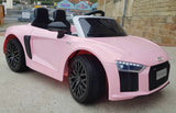12V Licensed Audi R8 Spyder Battery Kids Electric Ride On Car Pink