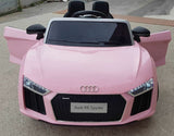 12V Licensed Audi R8 Spyder Battery Kids Electric Ride On Car Pink