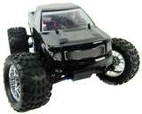 Bug Crusher 1:10th Nitro RC Remote Control Monster Truck Black Pick Up