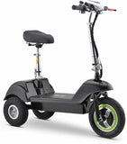 FOLDING 3 WHEEL ELECTRIC MOBILITY SCOOTER WITH SEAT 350W