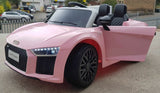 12V Licensed Audi R8 Spyder Battery Kids Electric Ride On Car Pink