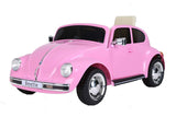 12V Licensed VW Beetle Ride On Electric Car Battery Powered Kids/Children Pink