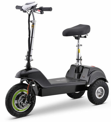 FOLDING 3 WHEEL ELECTRIC MOBILITY SCOOTER WITH SEAT 350W